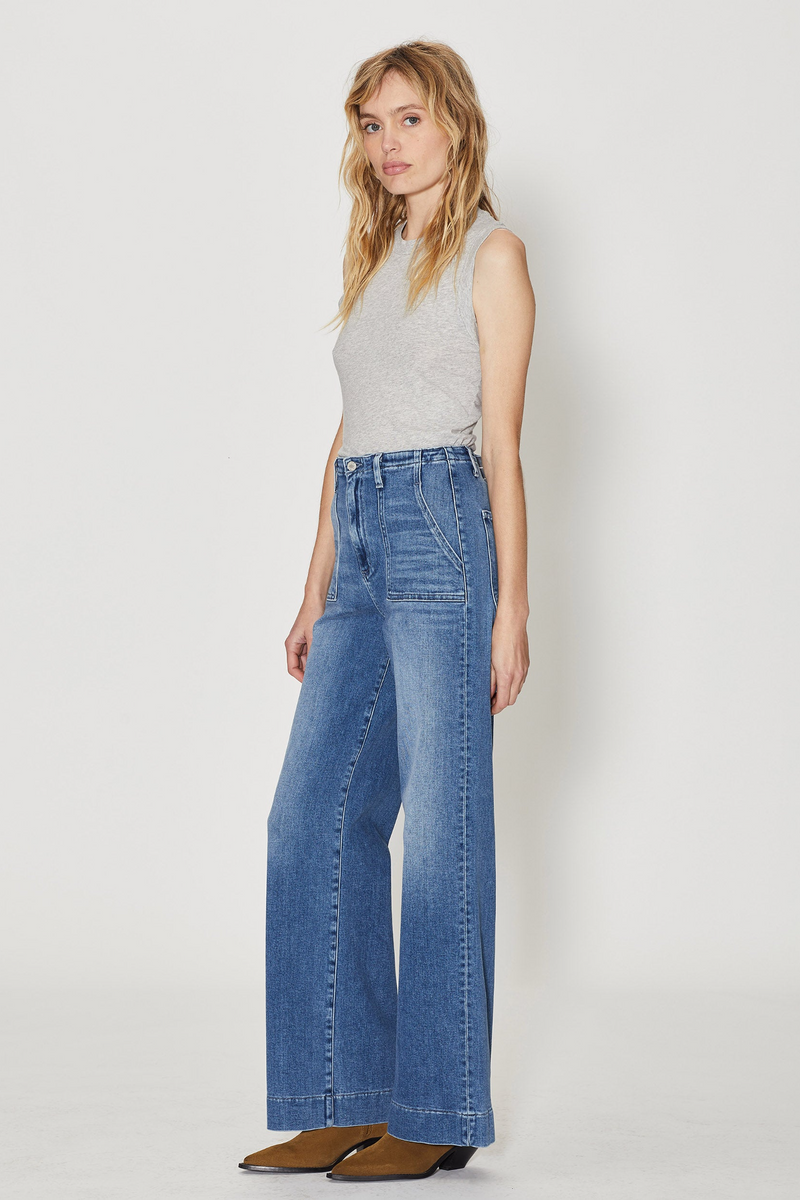 Light Gray Utility Trouser | Sunset Jeans