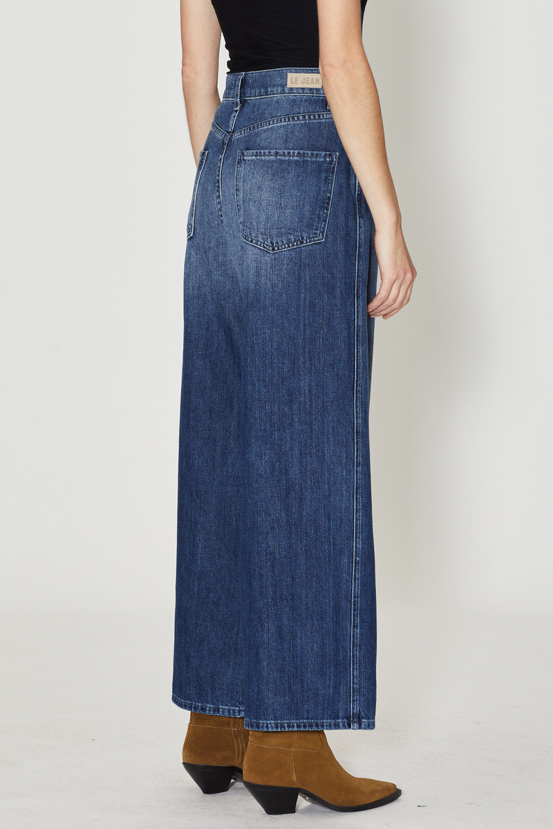 Dark Slate Gray Juliette Wide Leg Ankle | Sierra Sky Jeans