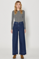 Light Gray Sophia Wide Leg | Royale Jeans