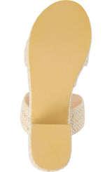 Tan Ocean Avenue Platform Shoes Shoe