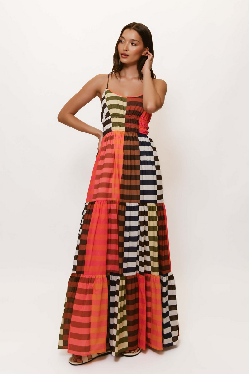 Saddle Brown Silvana Dress Maxi Dress