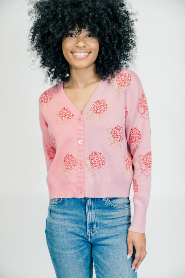 Light Gray Liana Cardigan | Peony Cardigan