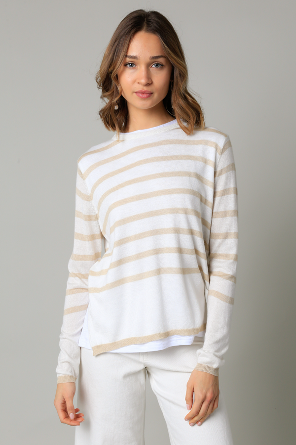 Gray Eckley Striped Sweater Sweater