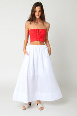 Light Gray Torrey Maxi Skirt Maxi Skirt