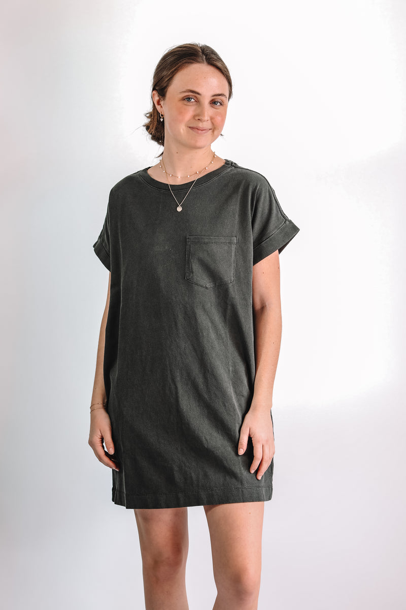 Light Gray Ricki T-Shirt Mini Dress Mini Dress