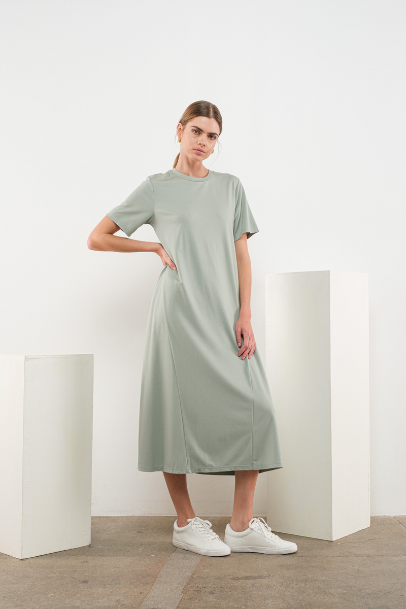 Light Gray O'Neil Midi Dress Midi Dress