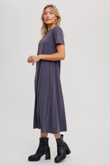 Light Gray O'Neil Midi Dress Midi Dress