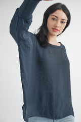 Light Gray Viven Oversized Top top