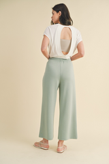 Light Gray Vista Wide Leg Pant Pant