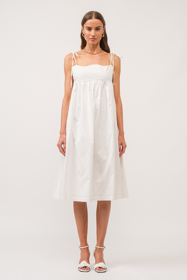 Antique White Chiara Midi Dress