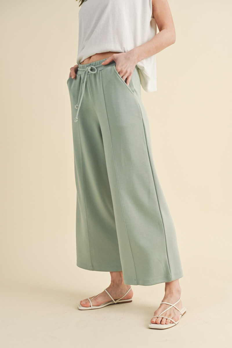 Light Gray Vista Wide Leg Pant Pant