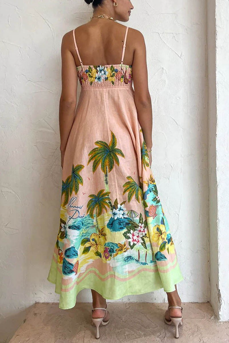 Rosy Brown Sipping On Sunshine Maxi Dress Maxi Dress