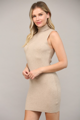 Gray Zuni Mini Sweater Dress Mini Dress