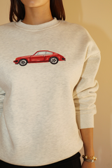 Tan Old School Ride Sweatshirt Sweatshirt