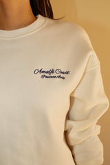 Tan Amalfi Coast Inspired Graphic Sweater Sweatshirt