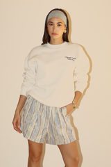 Wheat Amalfi Coast Inspired Graphic Sweater Sweatshirt