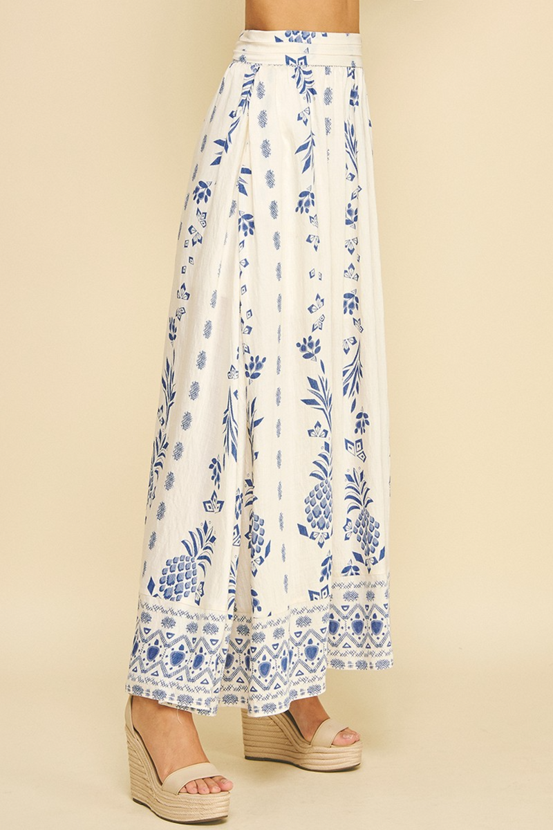 Wheat Sanset Midi Skirt Midi Skirt