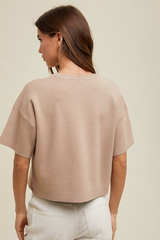 Gray Poplar Sweater Top top