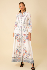 Wheat Melissa Embroidered Maxi Dress Maxi Dress