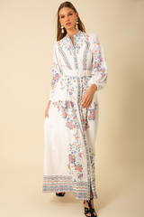 Wheat Melissa Embroidered Maxi Dress Maxi Dress