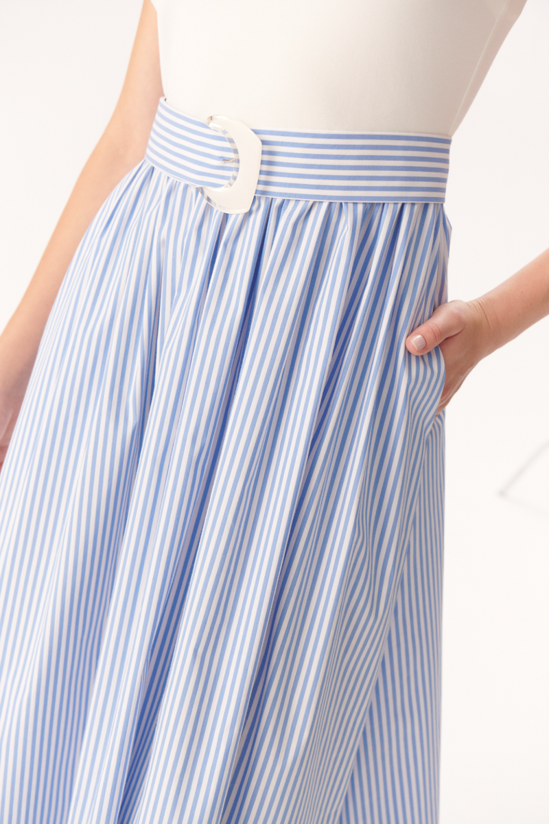 Light Gray Harper K Dress Midi Dress