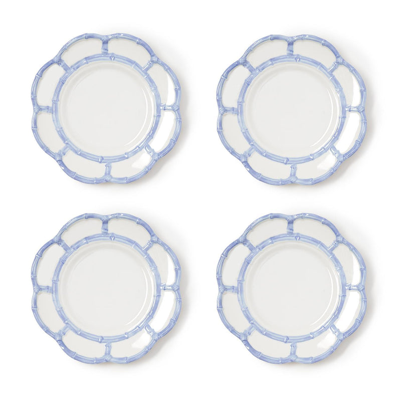 Lavender French Blue Bamboo Plates Plate