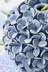 Light Steel Blue Hydrangea Flower Bud Vase Vase