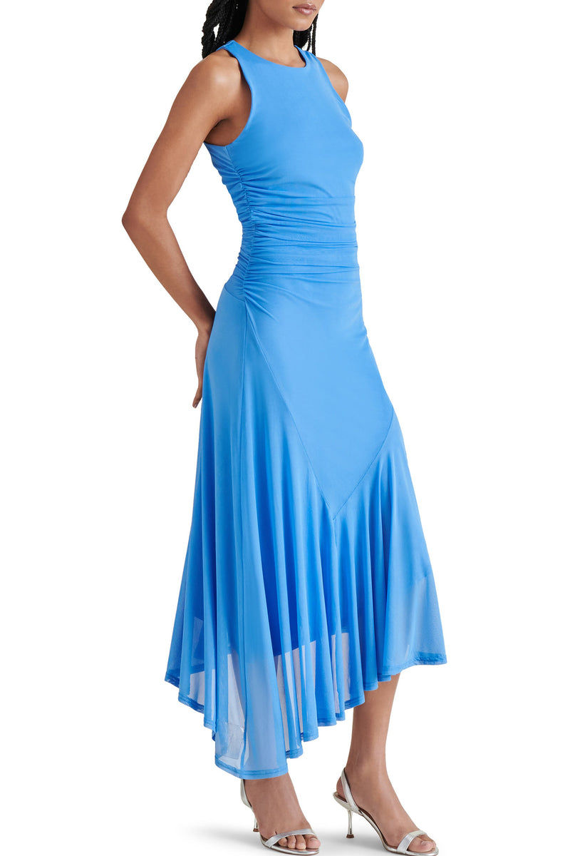 Cornflower Blue Laney Dress Midi Dress