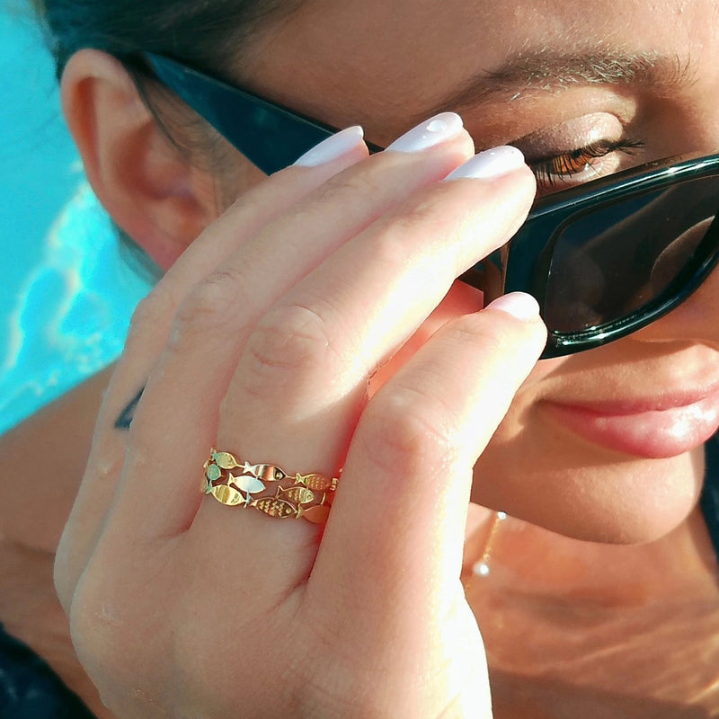 Kai Fish Adjustable Ring