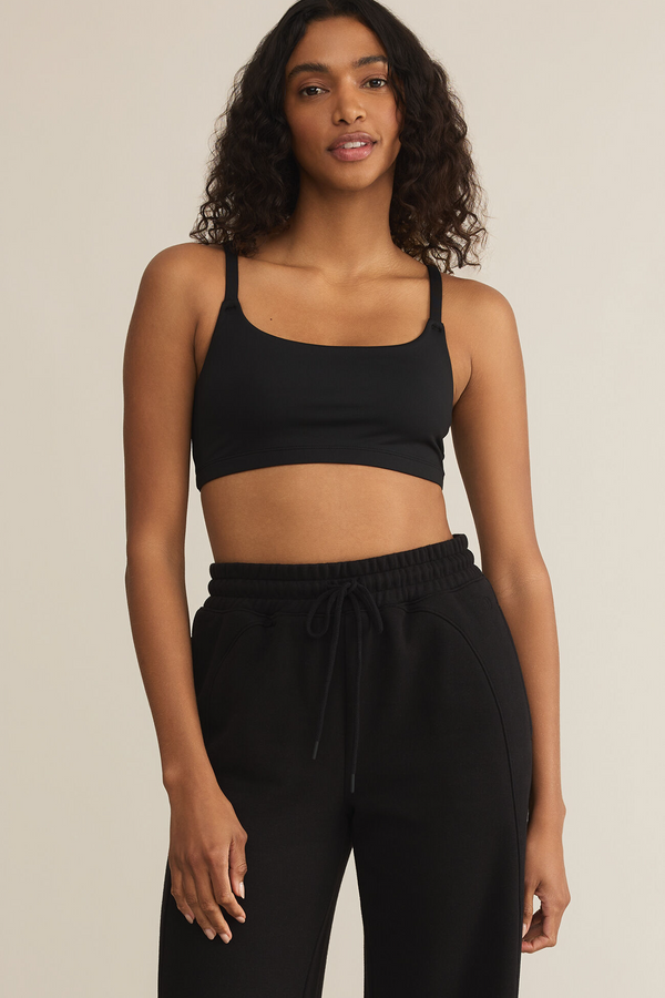 Black Luxe Smooth Jersey Bralette Bralette