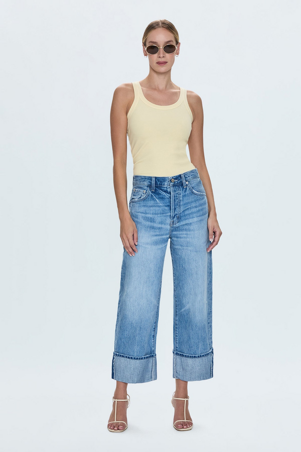 Lavender Ryder High Rise Cuffed Jean | Abroad Vintage Jeans