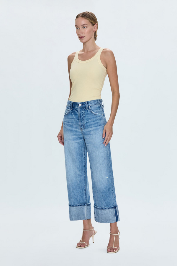 Lavender Ryder High Rise Cuffed Jean | Abroad Vintage Jeans