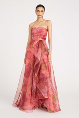 Misty Rose Fahreta | Strapless Gown Formal Dress