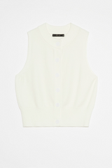 White Smoke Almada Knit Vest Vest