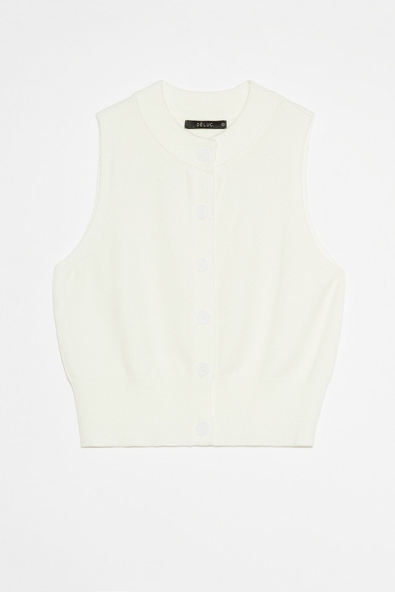 White Smoke Almada Knit Vest Vest