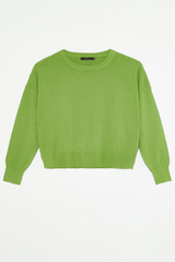 Yellow Green Polly Sweater Sweater