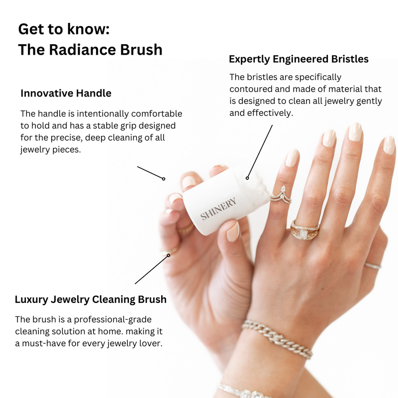 Rosy Brown Shinery Radiance Brush Jewelry Cleaner