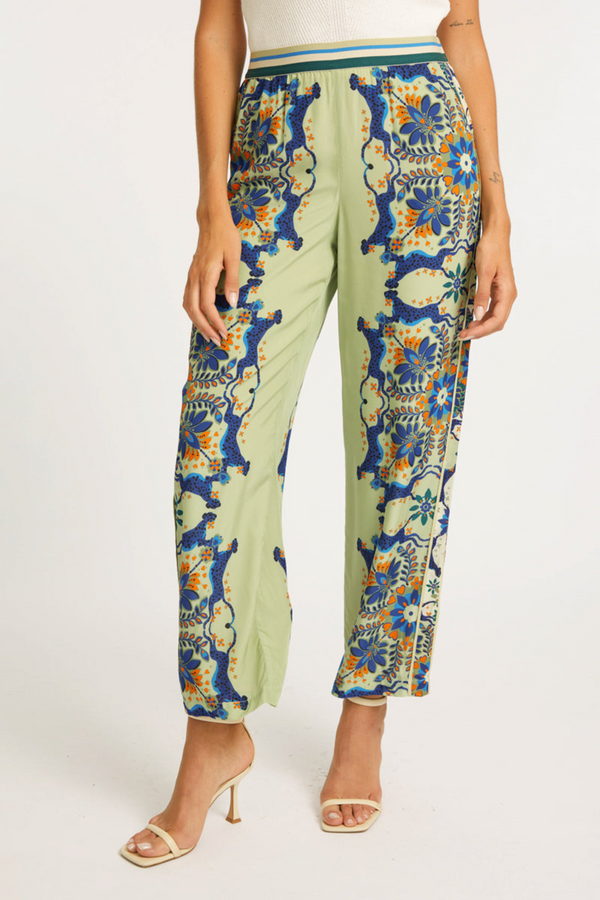 Antique White Max Pant in Wildcat Tapestry Pant