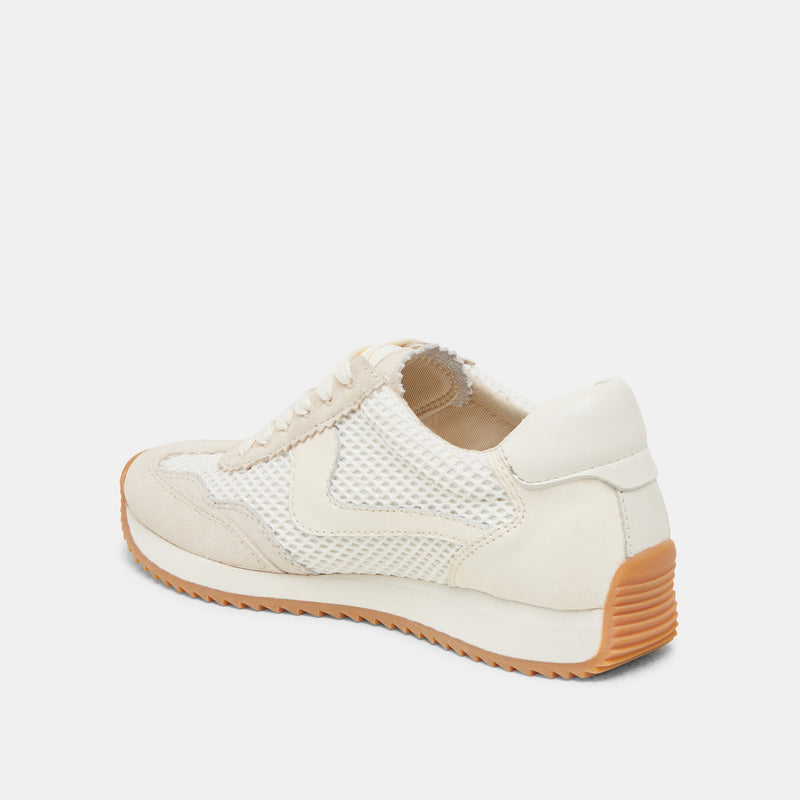 White Smoke B.ntcd Sneakers | White Woven Mesh Sneaker