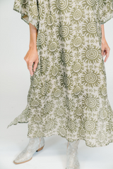 Light Gray Goldie Maxi | Olivine Maxi Dress