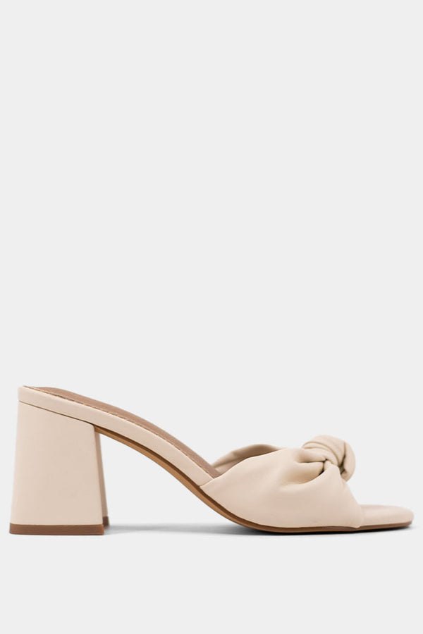 Beige Emily Heel heel