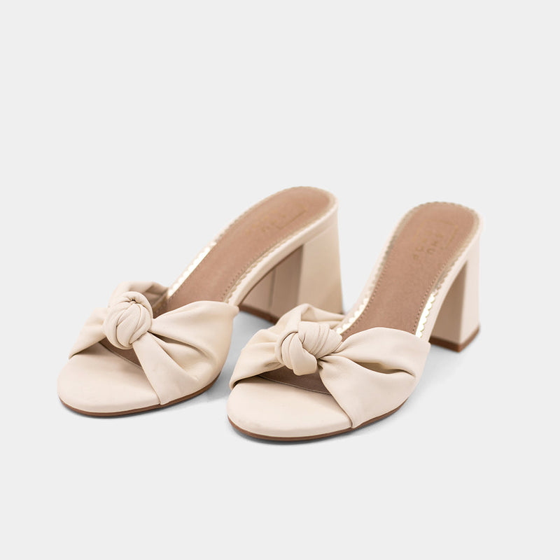 Beige Emily Heel heel