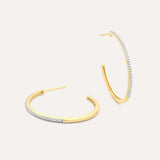 White Smoke A Hoop Thing Medium Hoop Earring Earring