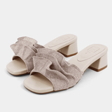 Beige Frances Heel | Natural heel