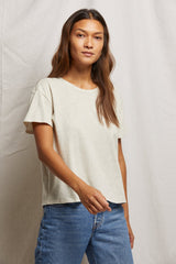 Light Gray Harley Boxy Crew Tee T Shirt