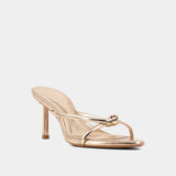 Lavender Heidi Heel | Gold Heel