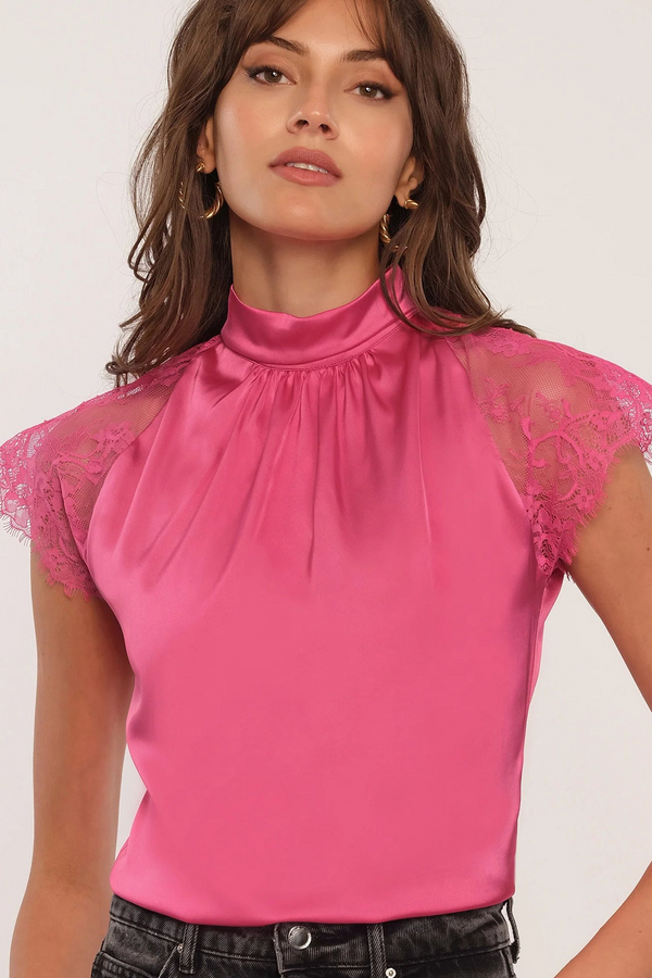 Pale Violet Red Shona Top Top