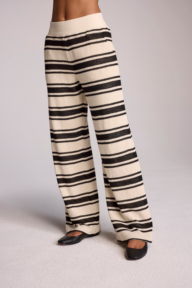 Gray Jace Pant in Black Stripe Pant