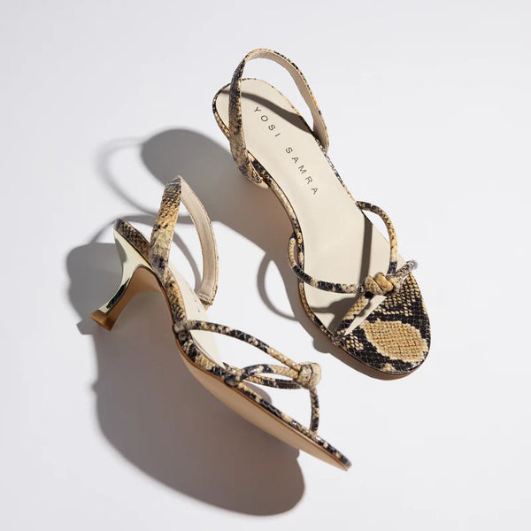 Lavender Kaia Python Sandal Sandal