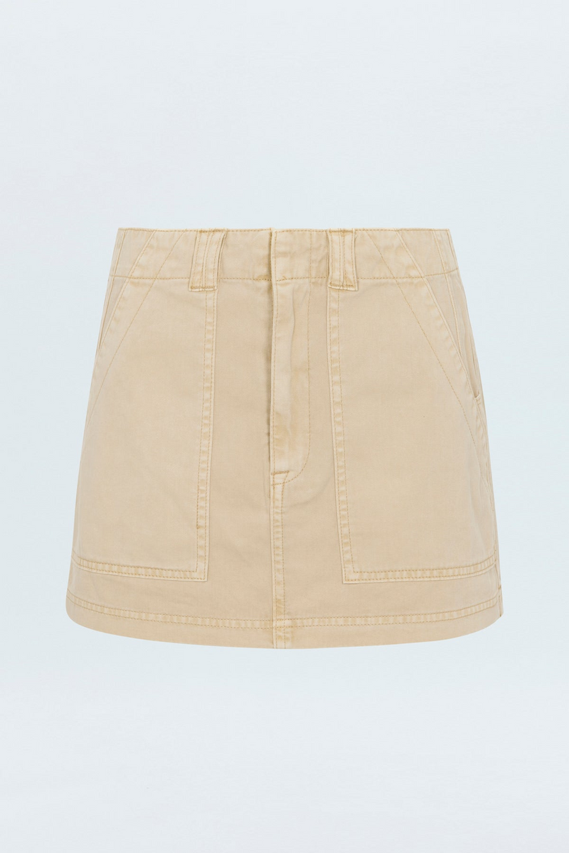 Lavender Kayla Mid Rise Utility Skirt | Canoe Mini Skirt